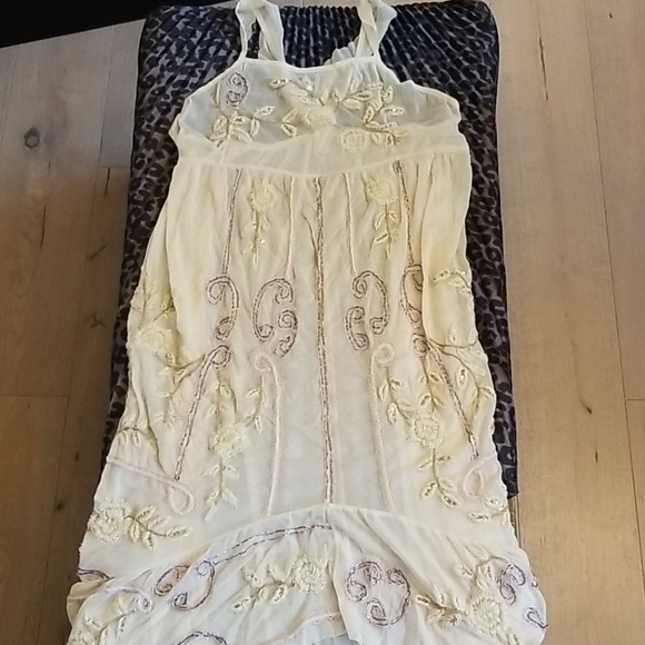Free People Strawberry Moon Maxi Slip M - Picture 3 of 8